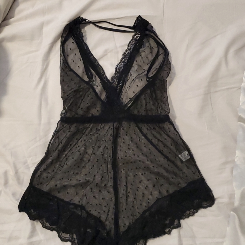 Polka dot teddy (never worn!)